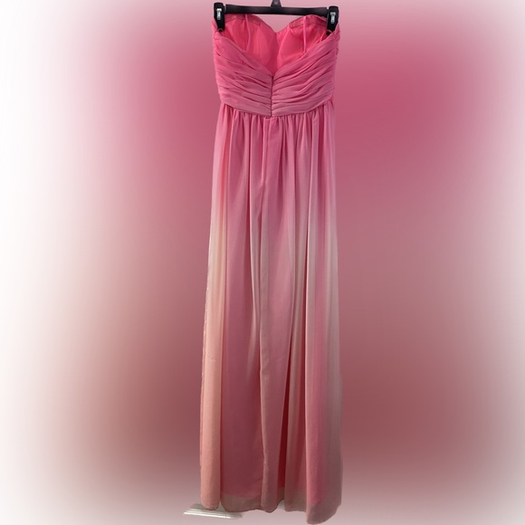 Morgan and Co - Pink Ombré Gown - size 1/2 - Picture 3 of 6